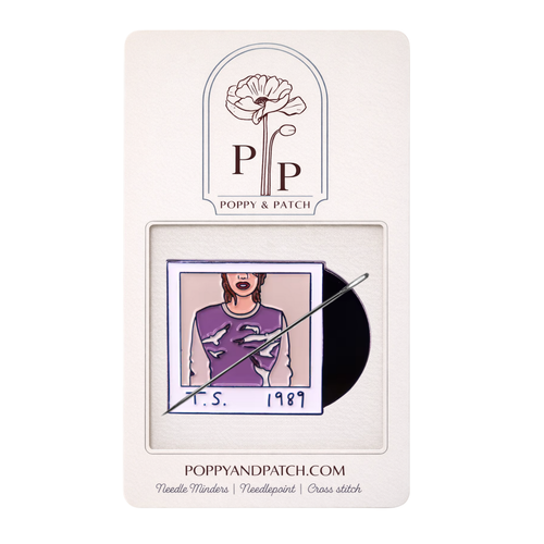 1989 Needle Minder – Taylor Swift 1989 Vinyl Record Needle Holder – Needlepoint Cross Stitch & Embroidery