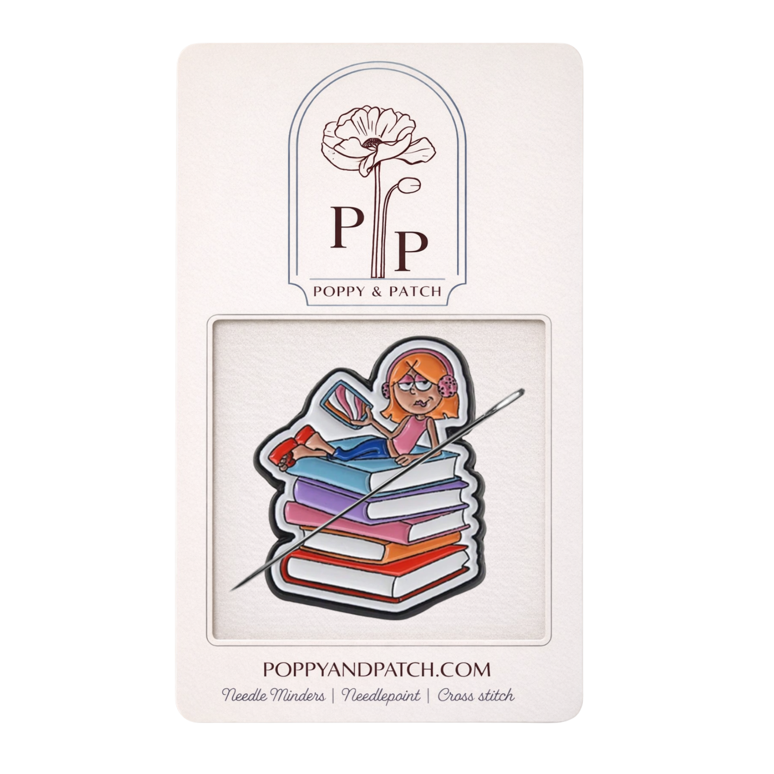 Lizzie McGuire Inspired Needle Minder – Needle Holder – Needlepoint Cross Stitch & Embroidery