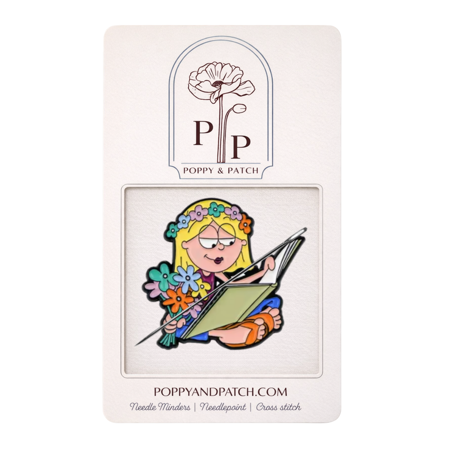 Lizzie McGuire Inspired Needle Minder – Needle Holder – Needlepoint Cross Stitch & Embroidery