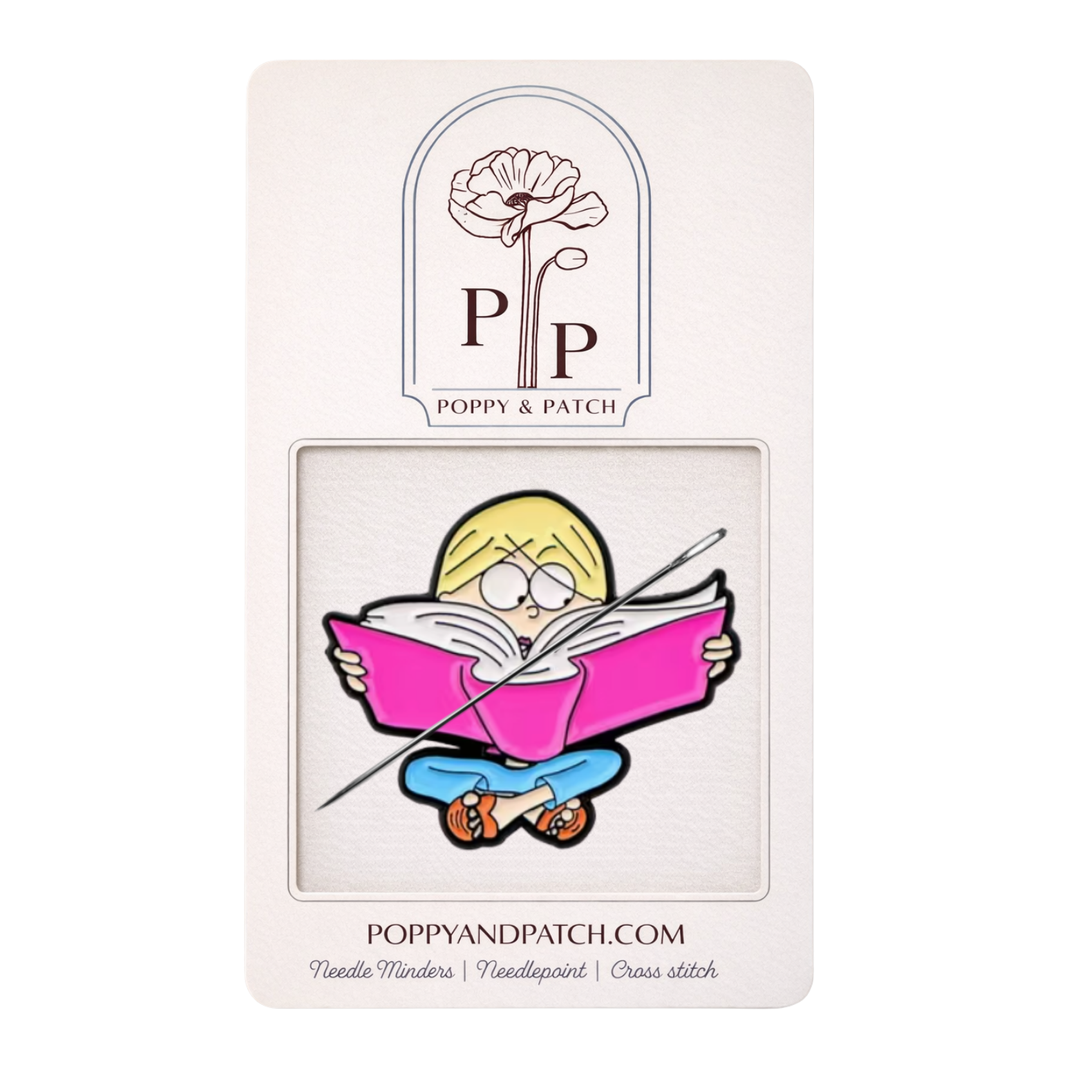 Lizzie McGuire Inspired Needle Minder – Needle Holder – Needlepoint Cross Stitch & Embroidery