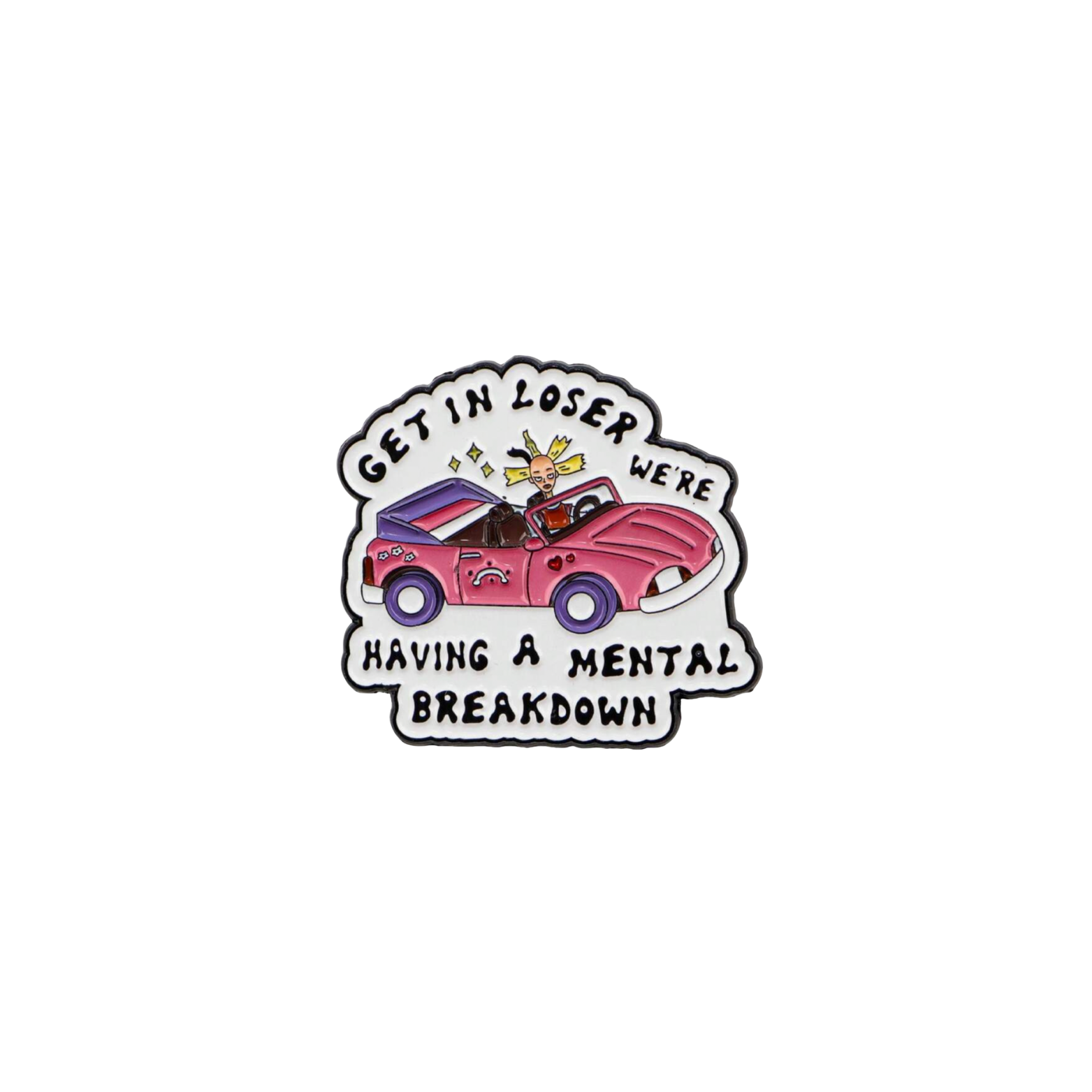 Angelica Doll Needle Minder – 90s Cartoon Inspired Magnetic Needle Holder for Needlepoint Cross Stitch and Embroidery