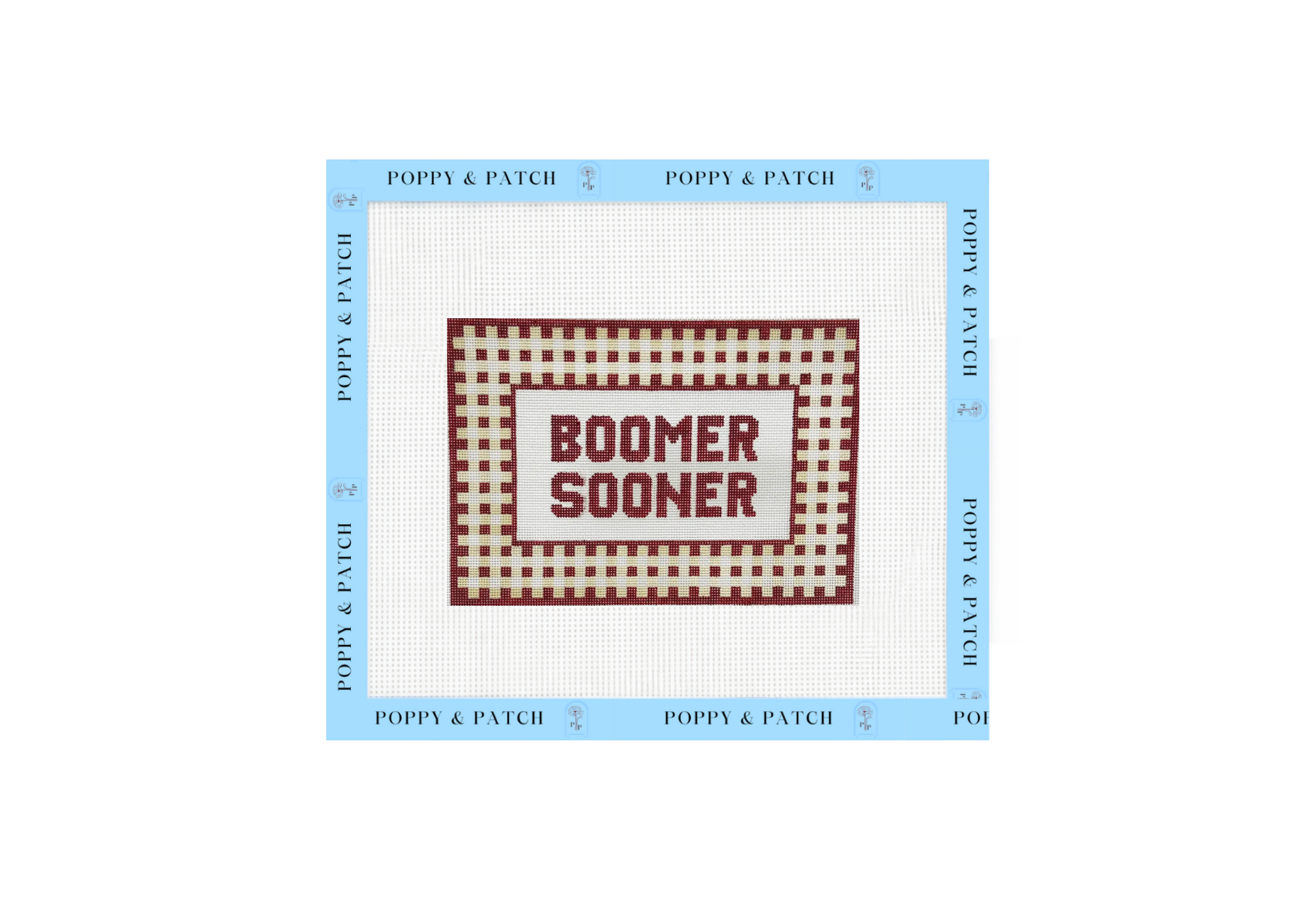 Boomer Sooner-OU Needlepoint Canvas
