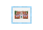 Bridgerton Regency Large House Needlepoint Canvas