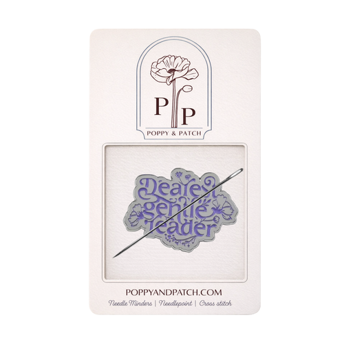 Bridgerton Dearest Gentle Reader Needle Minder –  Needle Holder –  Needlepoint, Cross Stitch & Embroidery