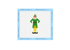 Buddy The Elf- Elf Needlepoint Canvas