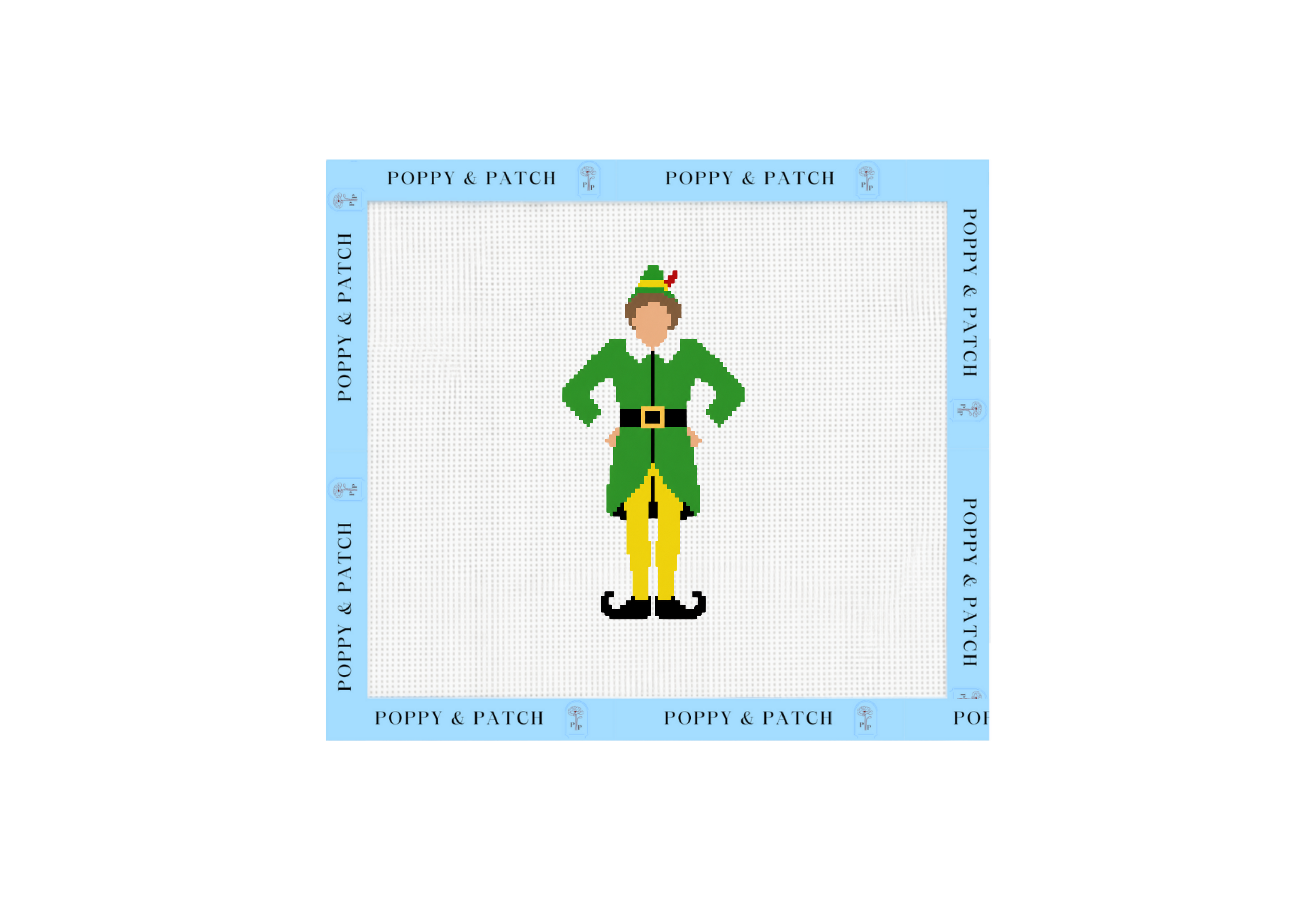 Buddy The Elf- Elf Needlepoint Canvas