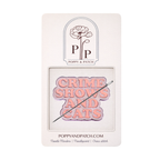 Crime Shows and Cats Needle Minder – Needle Holder – Needlepoint, Cross Stitch & Embroidery