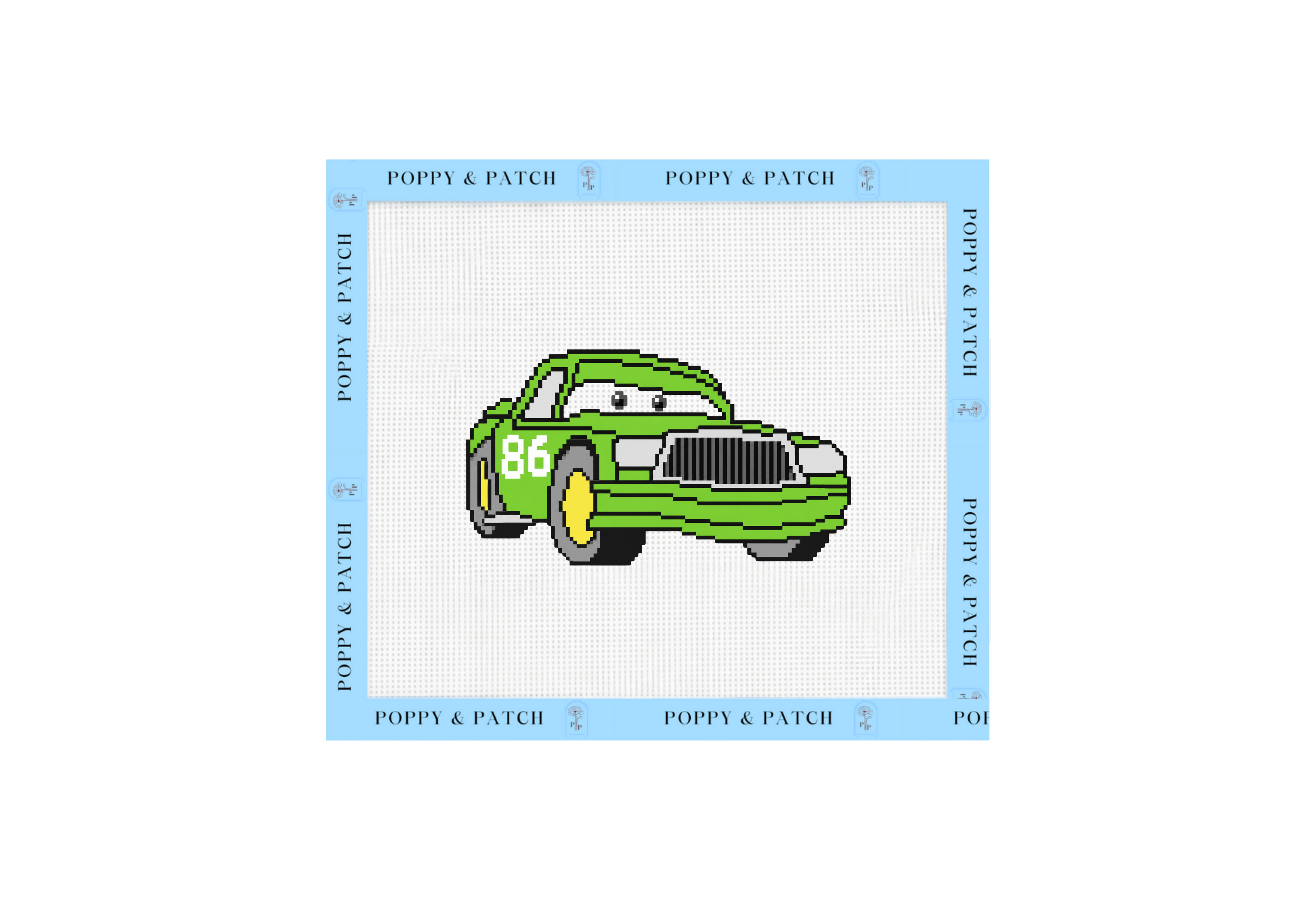 Disney Cars Chick Hicks Needlepoint Canvas