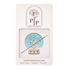 Disney Castle Snow Globe Needle Minder – Disney Inspired Magnetic Needle Holder for Needlepoint Cross Stitch and Embroidery