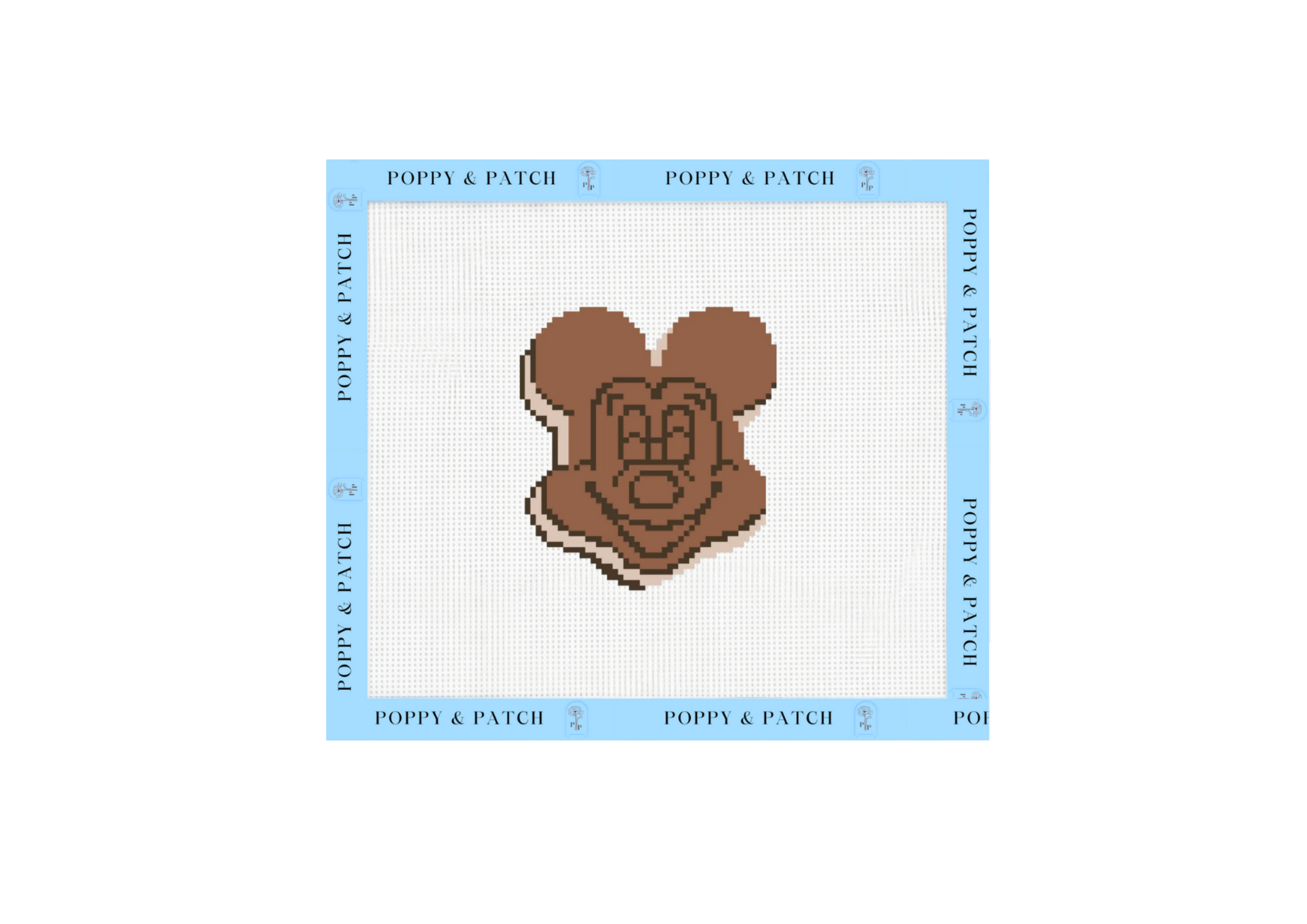 Disney Mickey Ice Cream Sandwich Needlepoint Canvas