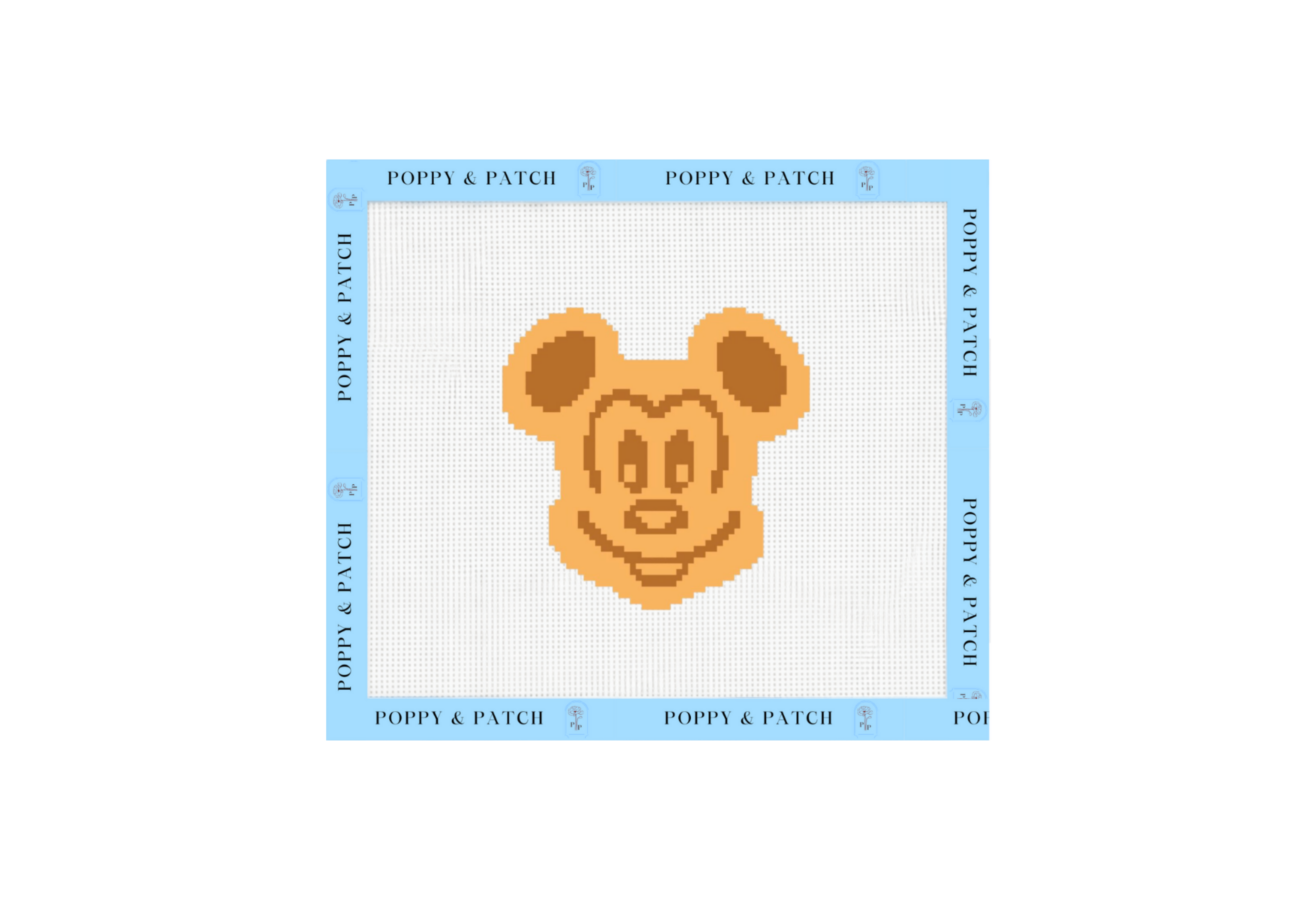 Disney Mickey Mouse Waffle Needlepoint Canvas