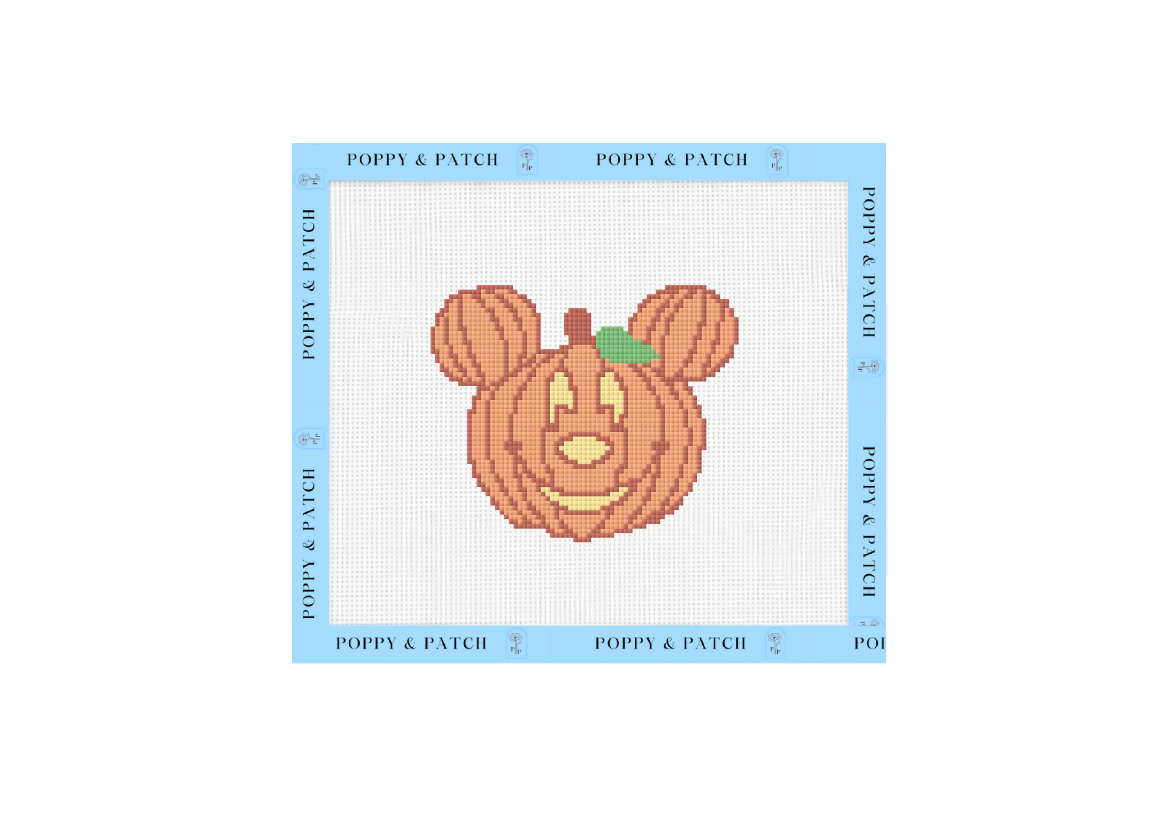 Disney Mickey Pumpkin Needlepoint Canvas