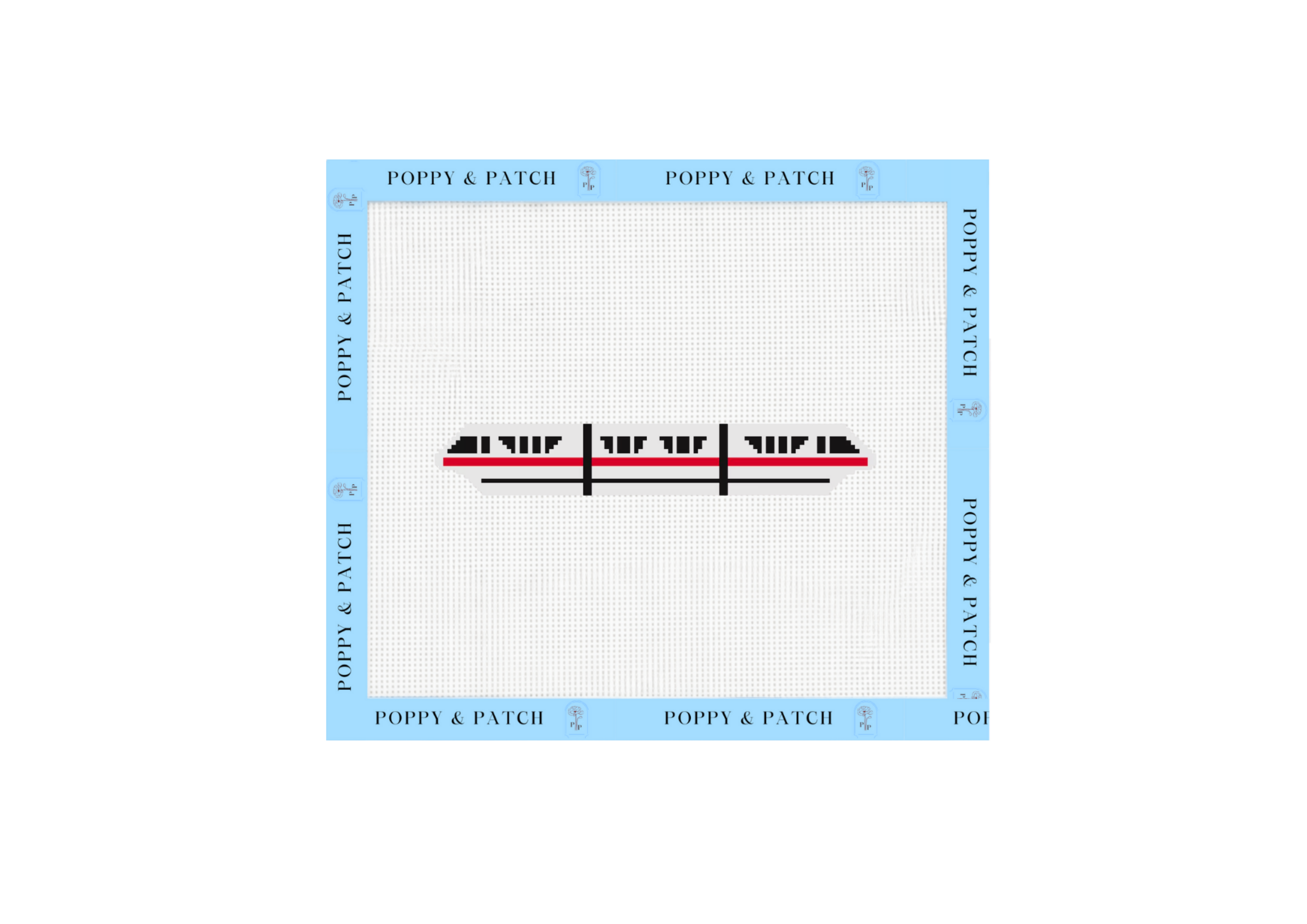 Disney Monorail Needlepoint Canvas