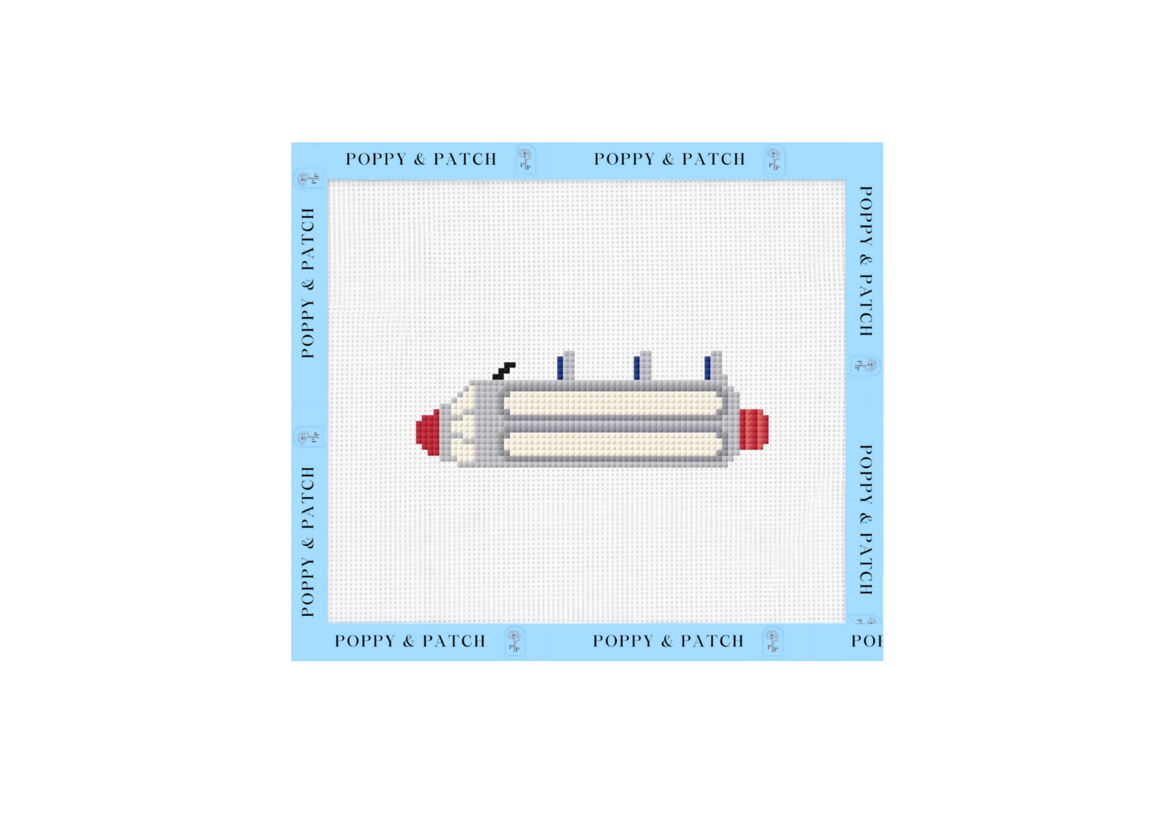 Disney Space Mountain Ride Needlepoint Canvas