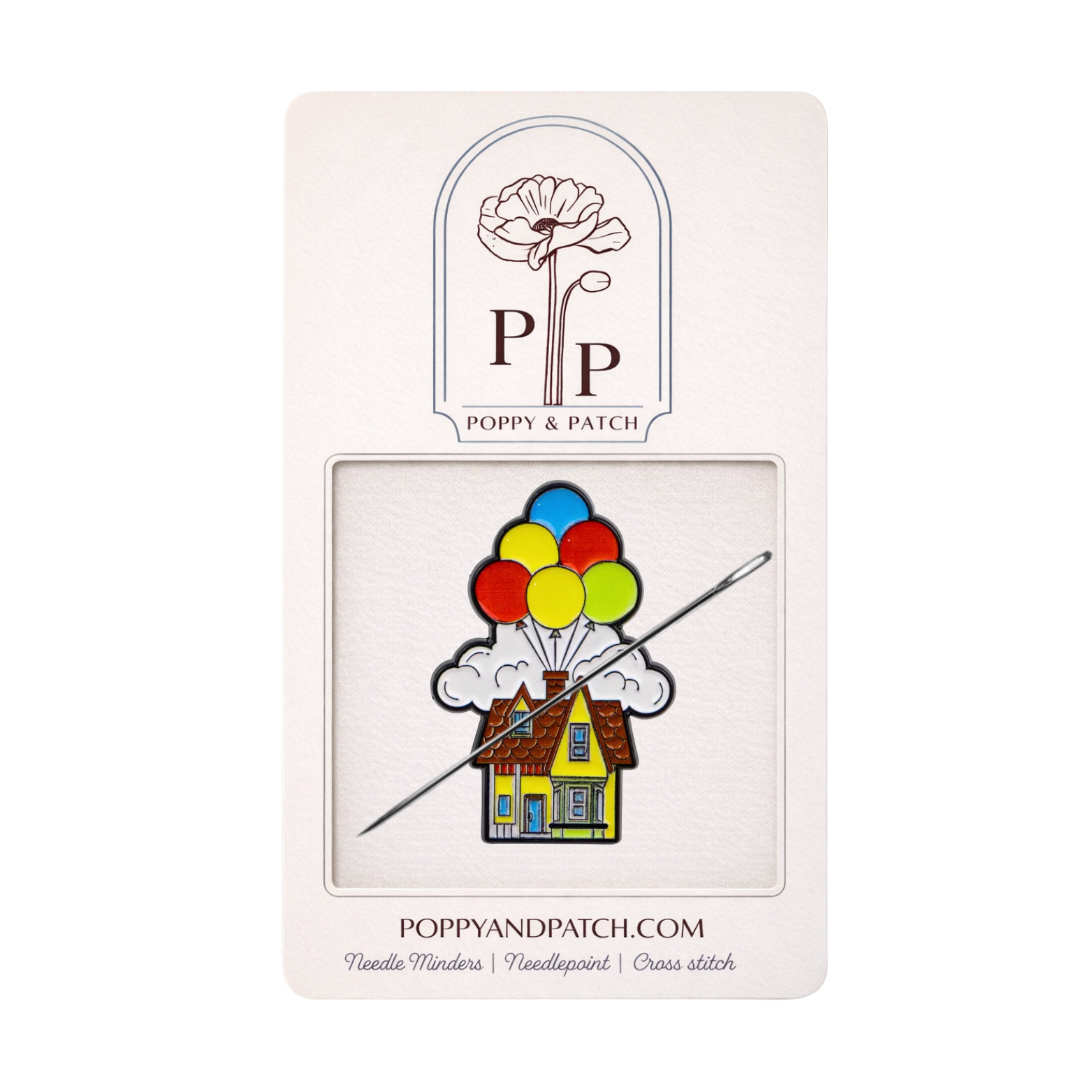 Disney Up House Needle Minder – Needle Holder – Needlepoint, Cross Stitch, & Embroidery