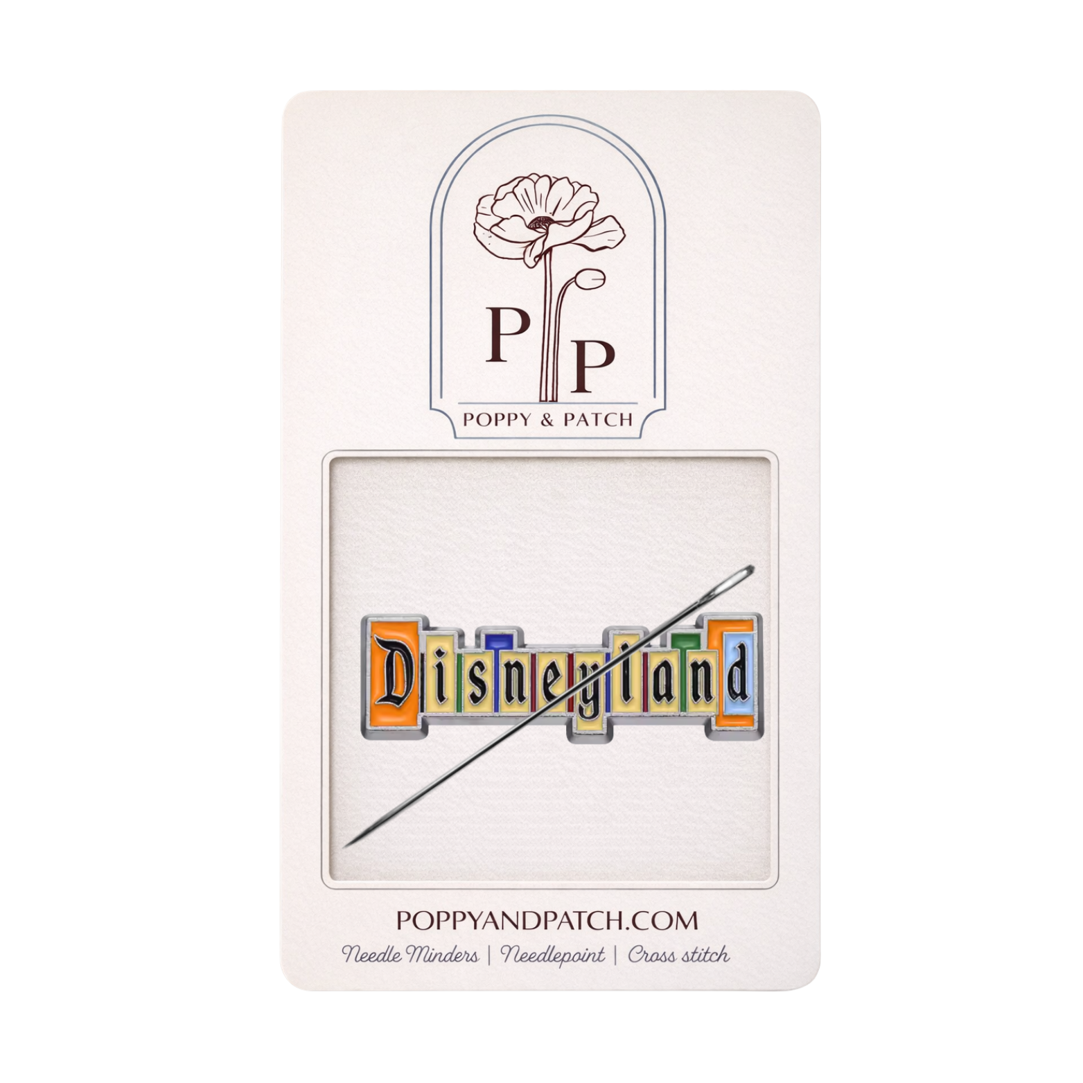 Disneyland Needle Minder – Needle Holder – Needlepoint, Cross Stitch, & Embroidery