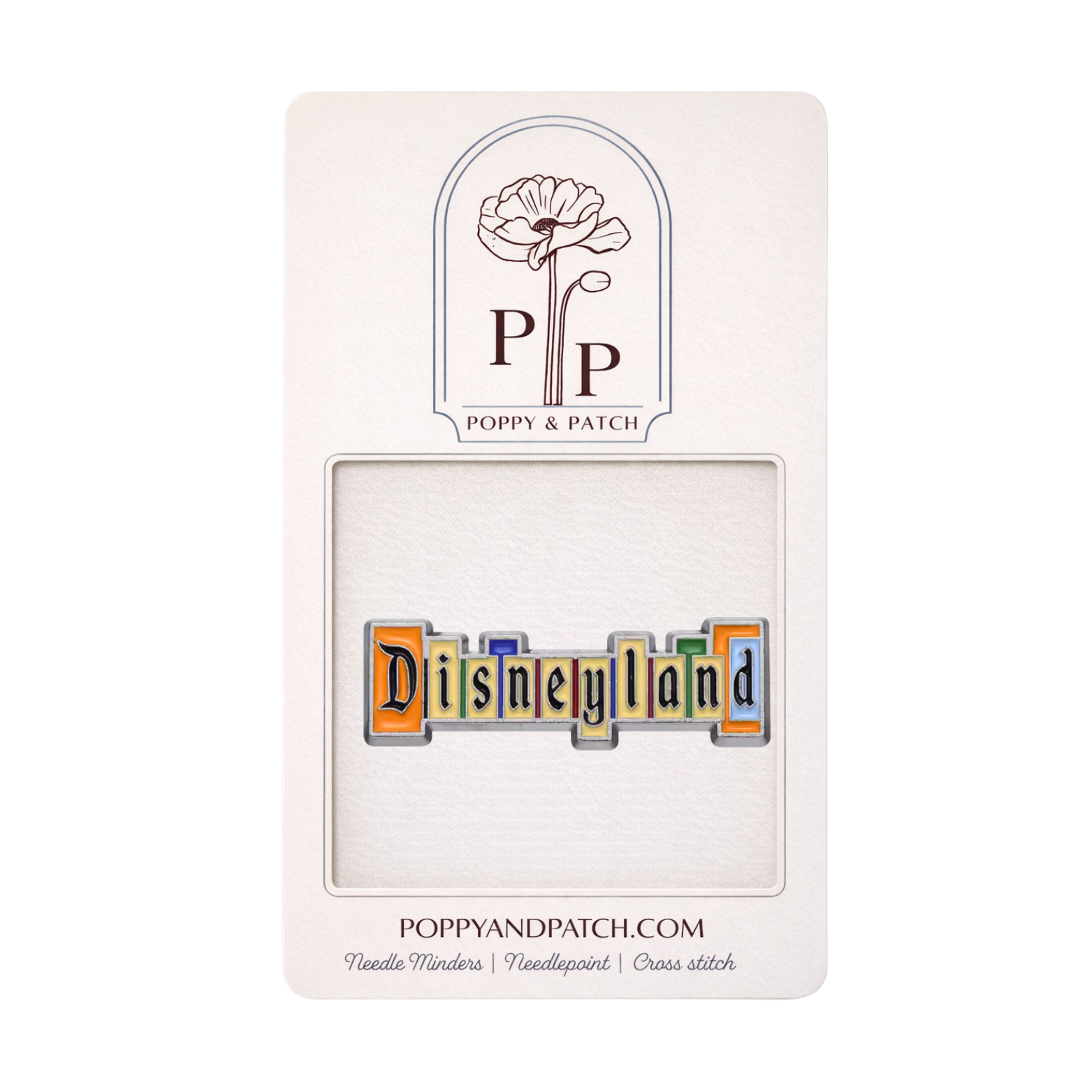Disneyland Needle Minder – Needle Holder – Needlepoint, Cross Stitch, & Embroidery