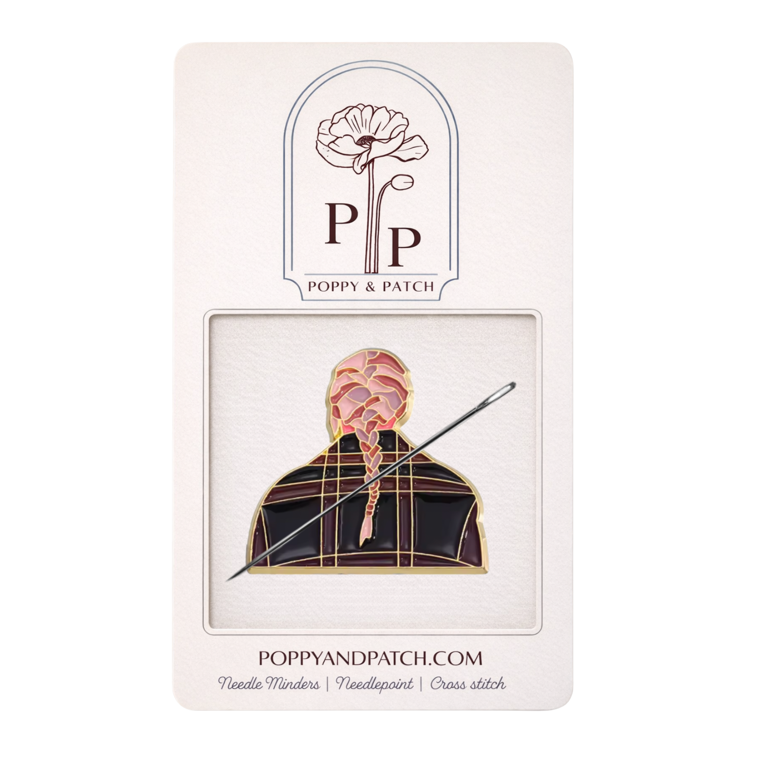 Evermore Album Inspired Needle Minder – Taylor Swift Magnetic Needle Holder for Needlepoint Cross Stitch & Embroidery