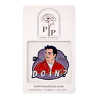 Friends How You Doin’ Needle Minder – Joey Tribbiani TV Show Inspired Magnetic Needle Holder for Needlepoint Cross Stitch and Embroidery