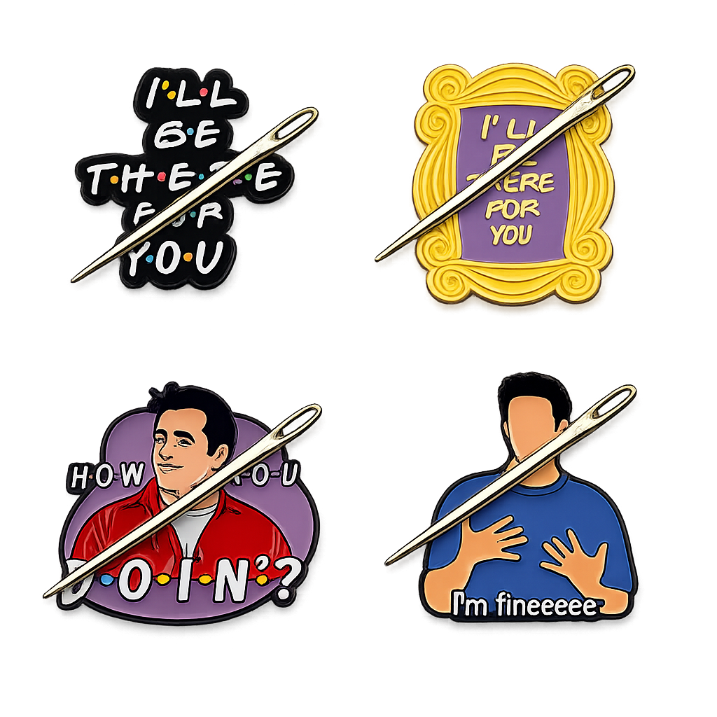 Friends TV Show Inspired Needle Minder – Needlepoint & Cross Stitch