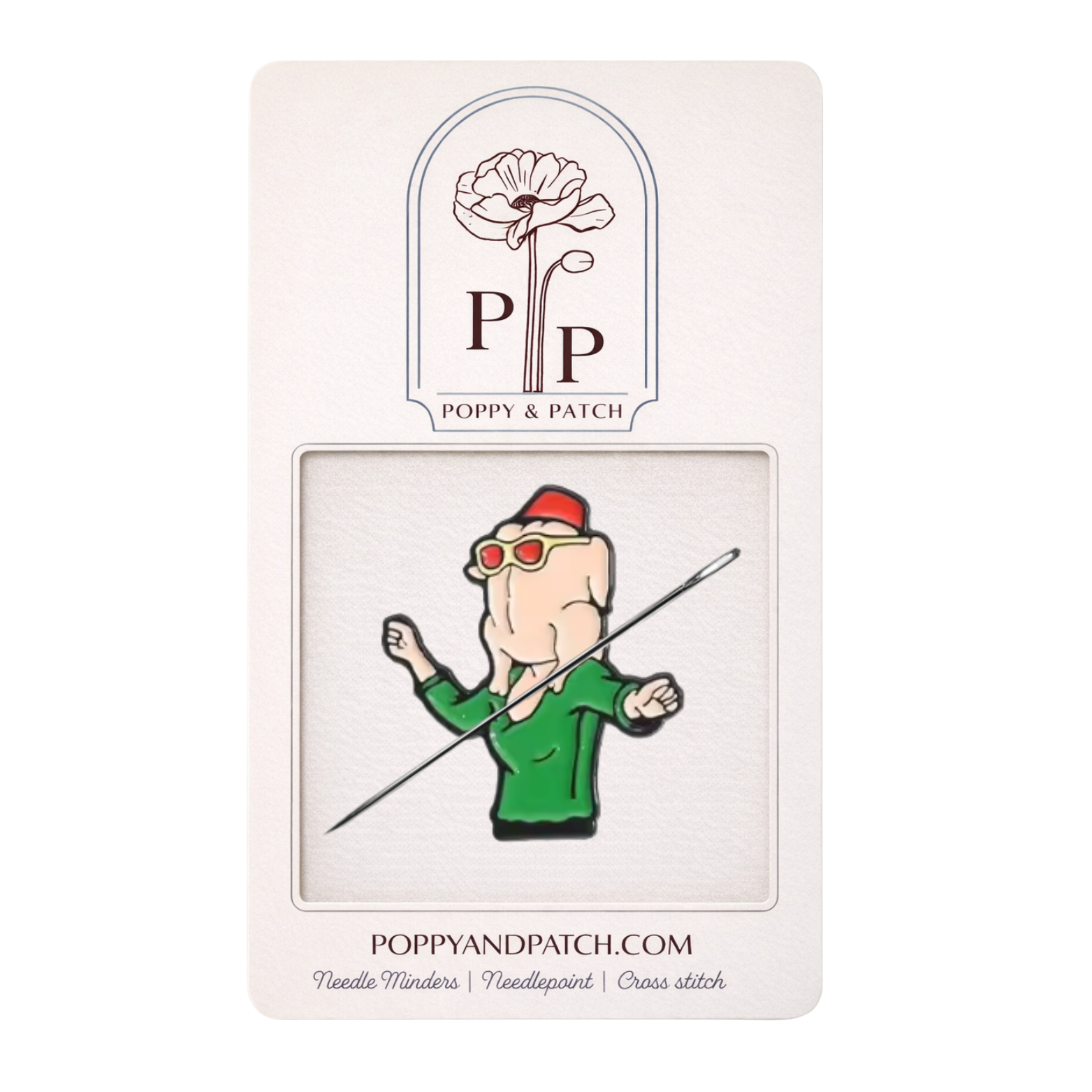 Friends Monica Turkey Needle Minder – Thanksgiving Episode Inspired Magnetic Needle Holder for Needlepoint Cross Stitch and Embroidery