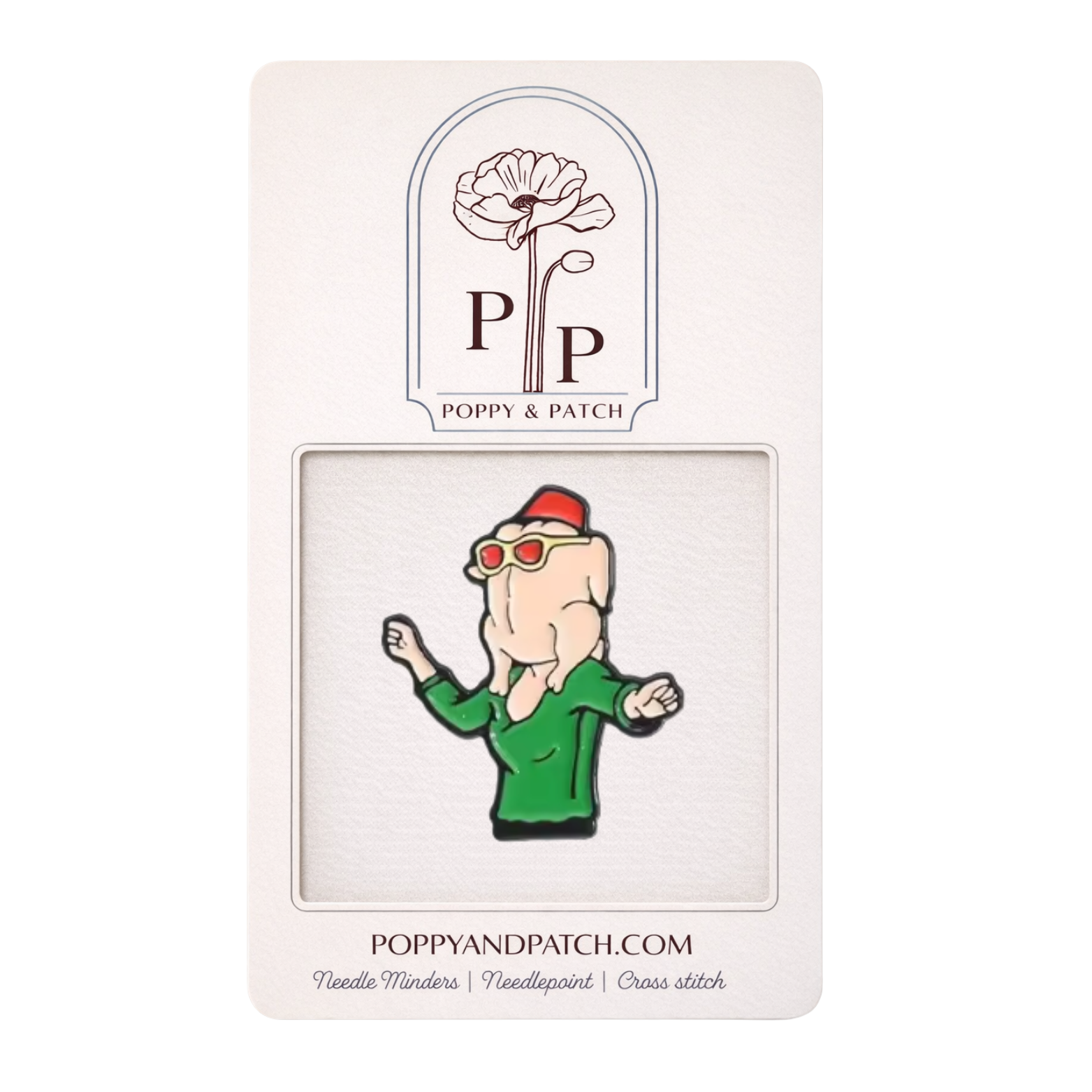 Friends Monica Turkey Needle Minder – Thanksgiving Episode Inspired Magnetic Needle Holder for Needlepoint Cross Stitch and Embroidery