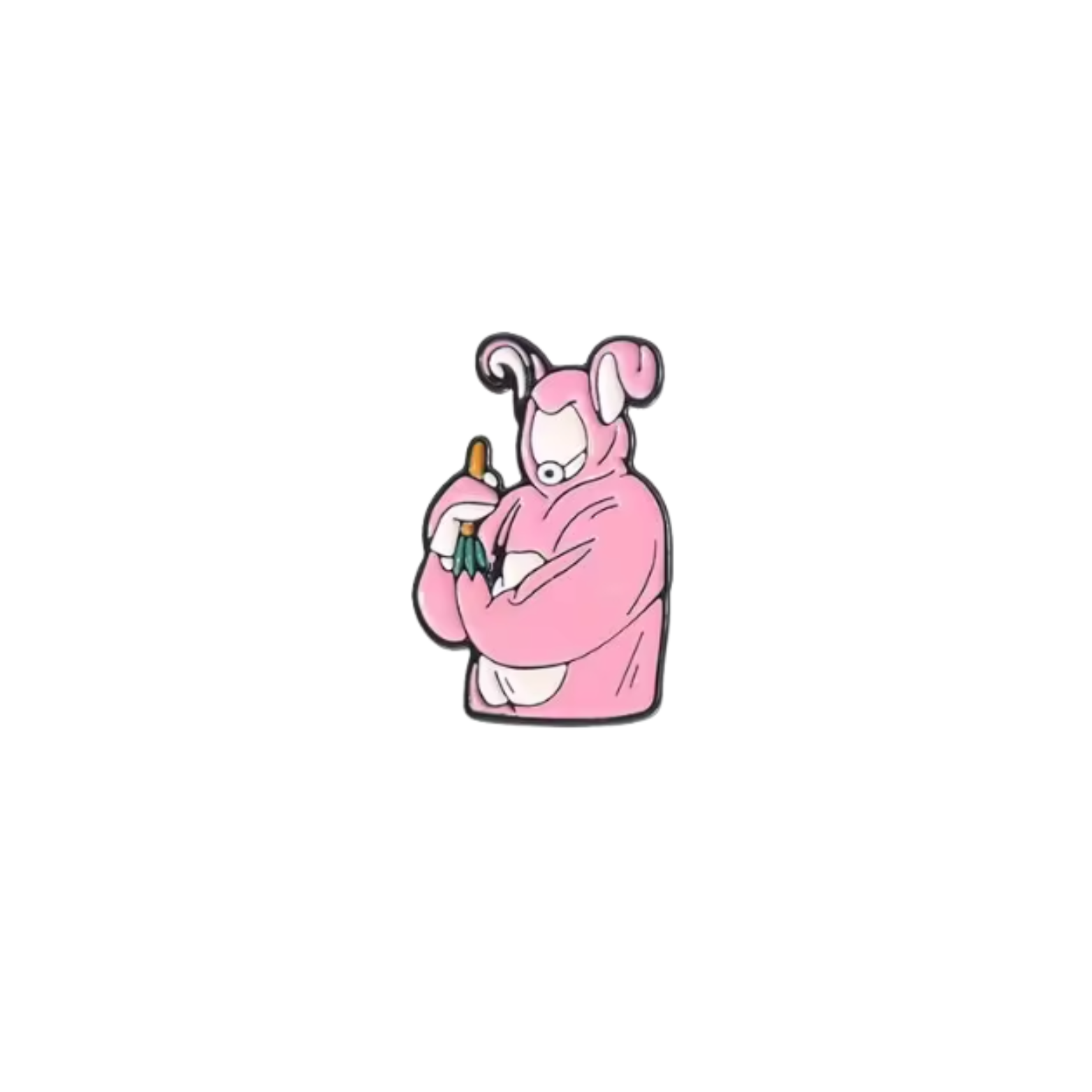 Friends Pink Bunny Needle Minder – Chandler Bunny Costume TV Show Inspired Magnetic Needle Holder for Needlepoint Cross Stitch and Embroidery