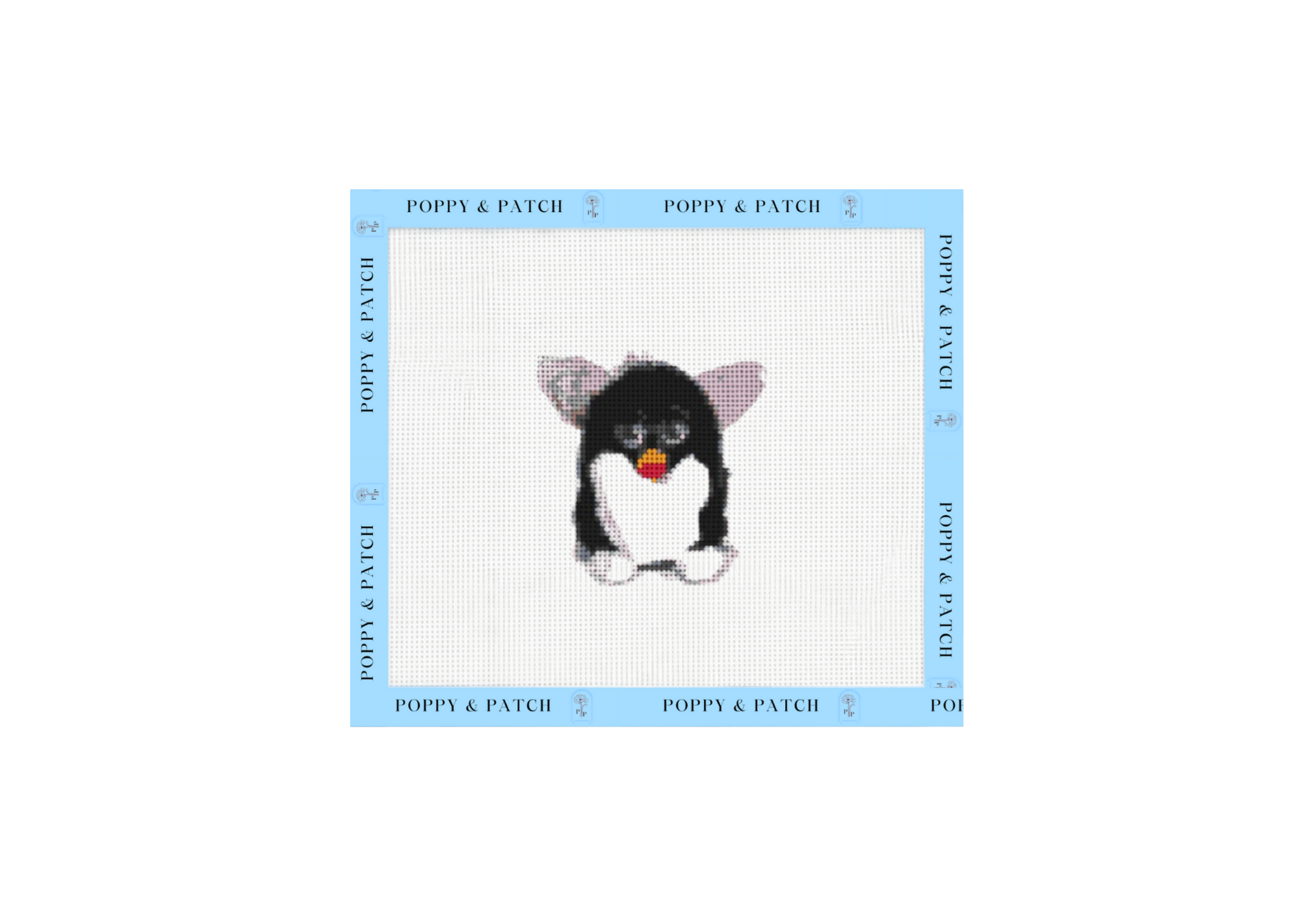 Furby Toy Needlepoint Canvas