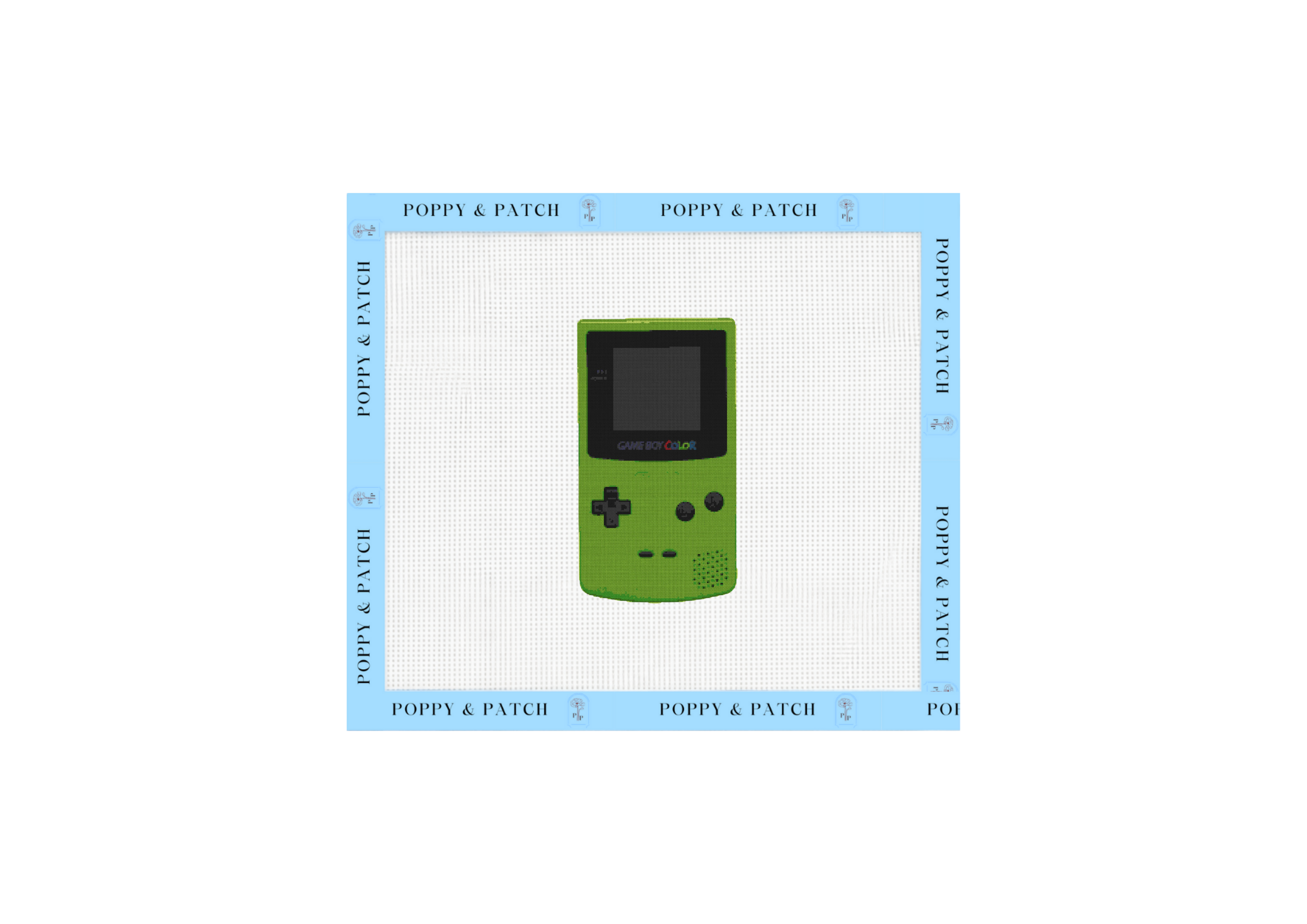Game Boy Color Needlepoint Canvas