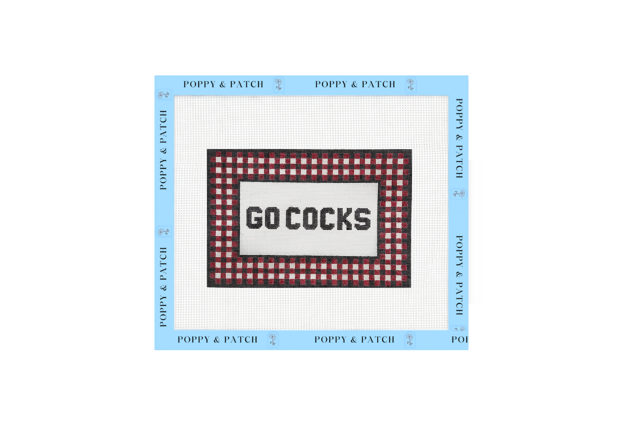 Go Cocks- USC Needlepoint Canvas