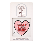 Good Luck Babe Heart Needle Minder – Pink Magnetic Needle Holder for Needlepoint, Cross Stitch, and Embroidery
