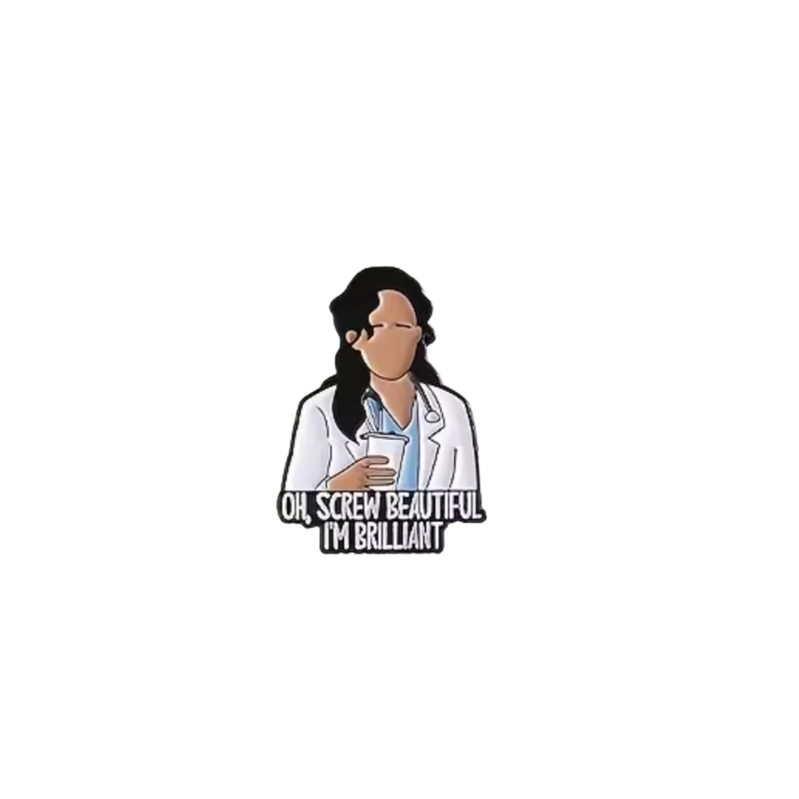 Grey's Anatomy- Christina Yang Needle Minder Needlepoint Cross Stitch & Embroidery