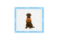 Halloween Chocolate Labrador Retriever Needlepoint Canvas
