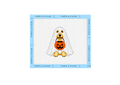 Halloween Ghost English Cream Golden Retriever Needlepoint Canvas