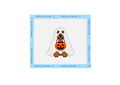 Halloween Ghost Golden Retriever Needlepoint Canvas