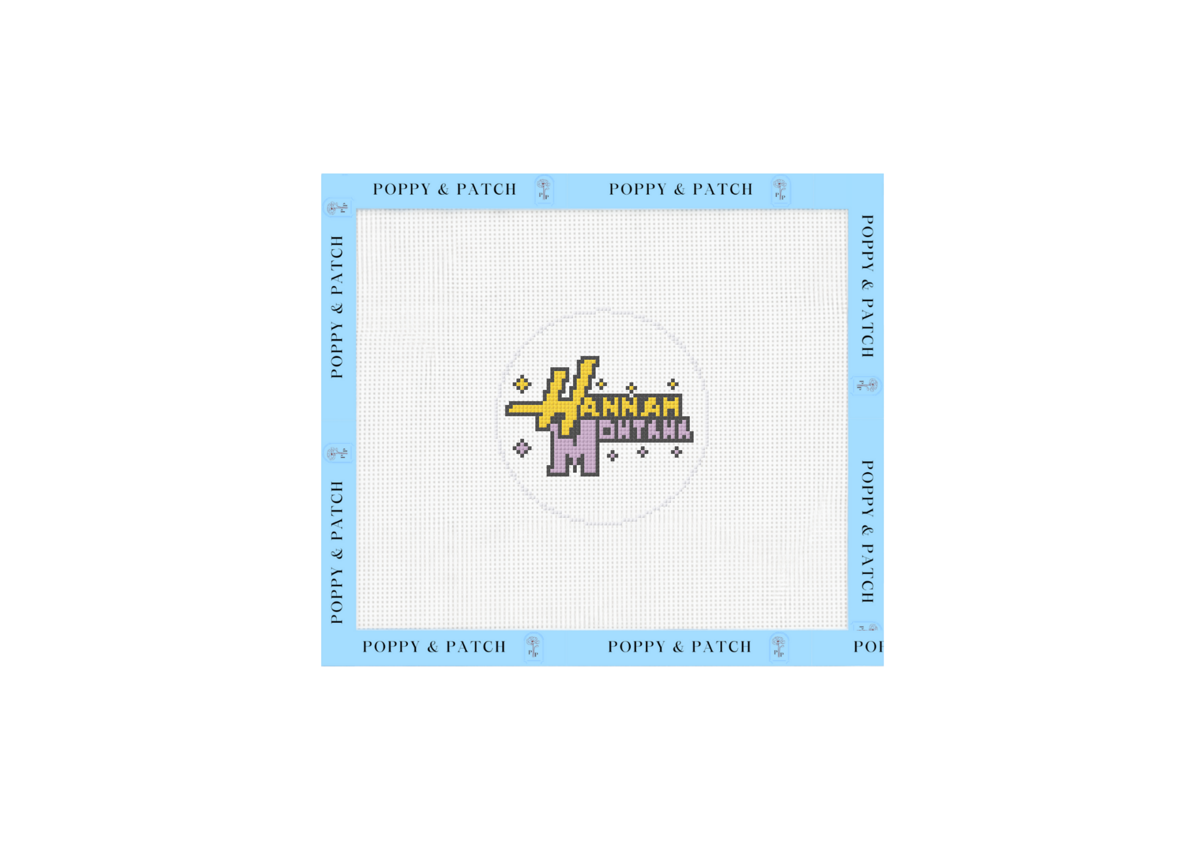 Hannah Montana Needlepoint Canvas