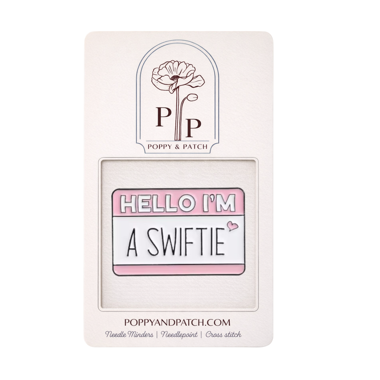 Hello I’m a Swiftie Needle Minder – Magnetic Needlepoint & Cross Stitch Accessory