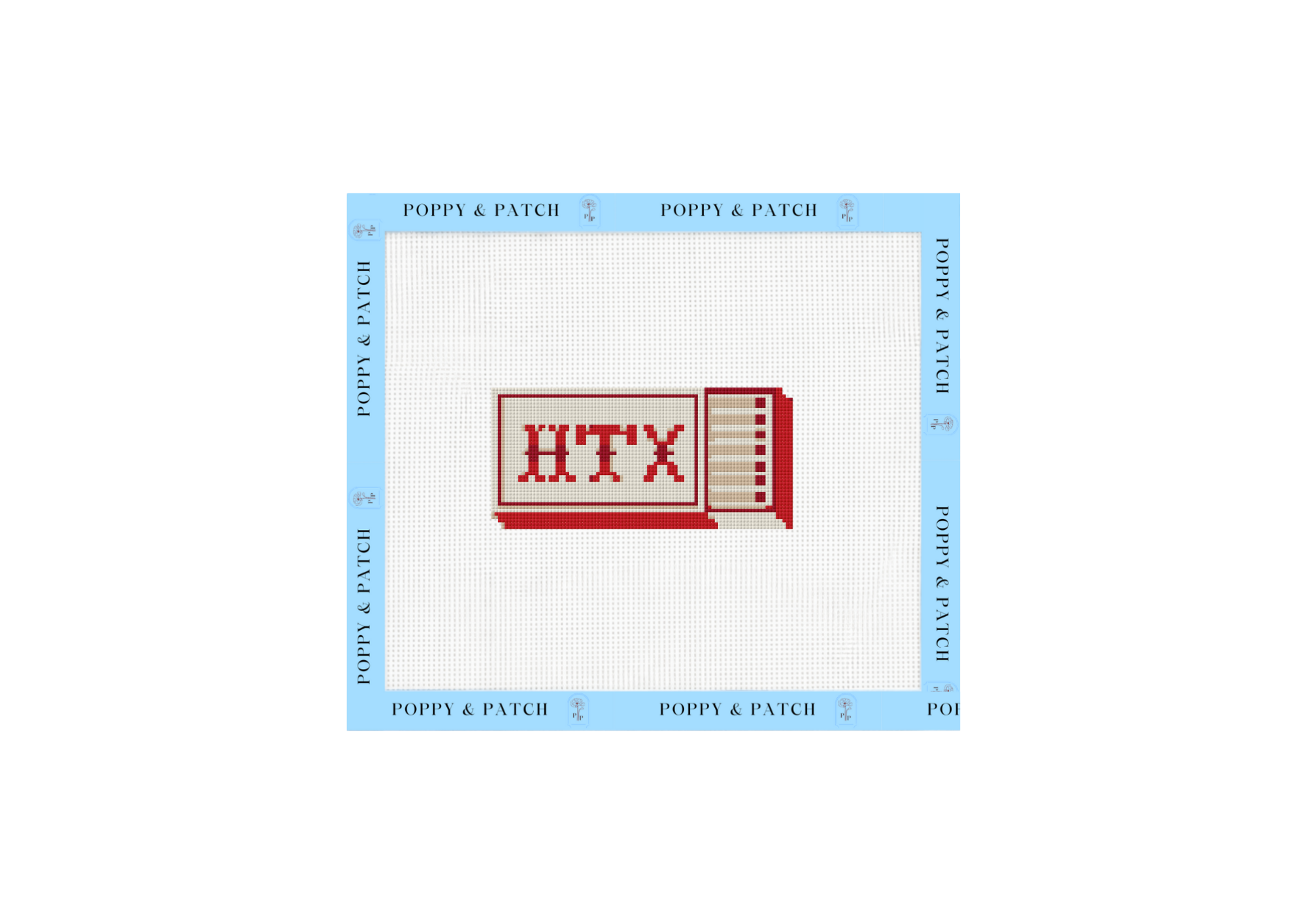 HTX Matchbox Needlepoint Canvas