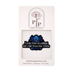 I Pray Thee Be Patient I Hail from the 1900’s Needle Minder-  Needle Holder – Needlepoint, Cross Stitch & Embroidery