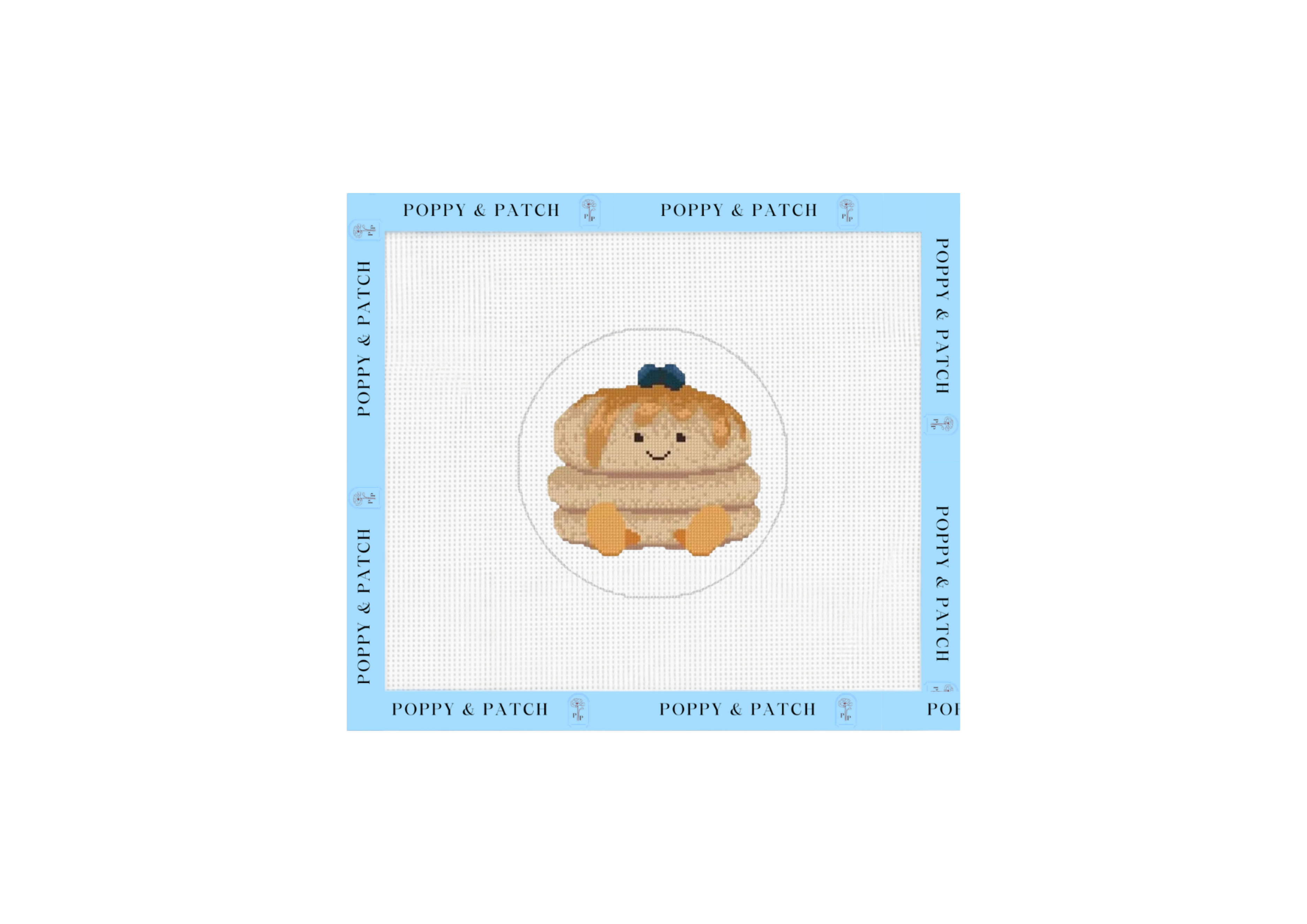 Jellycat Fran Pancakes Needlepoint Canvas