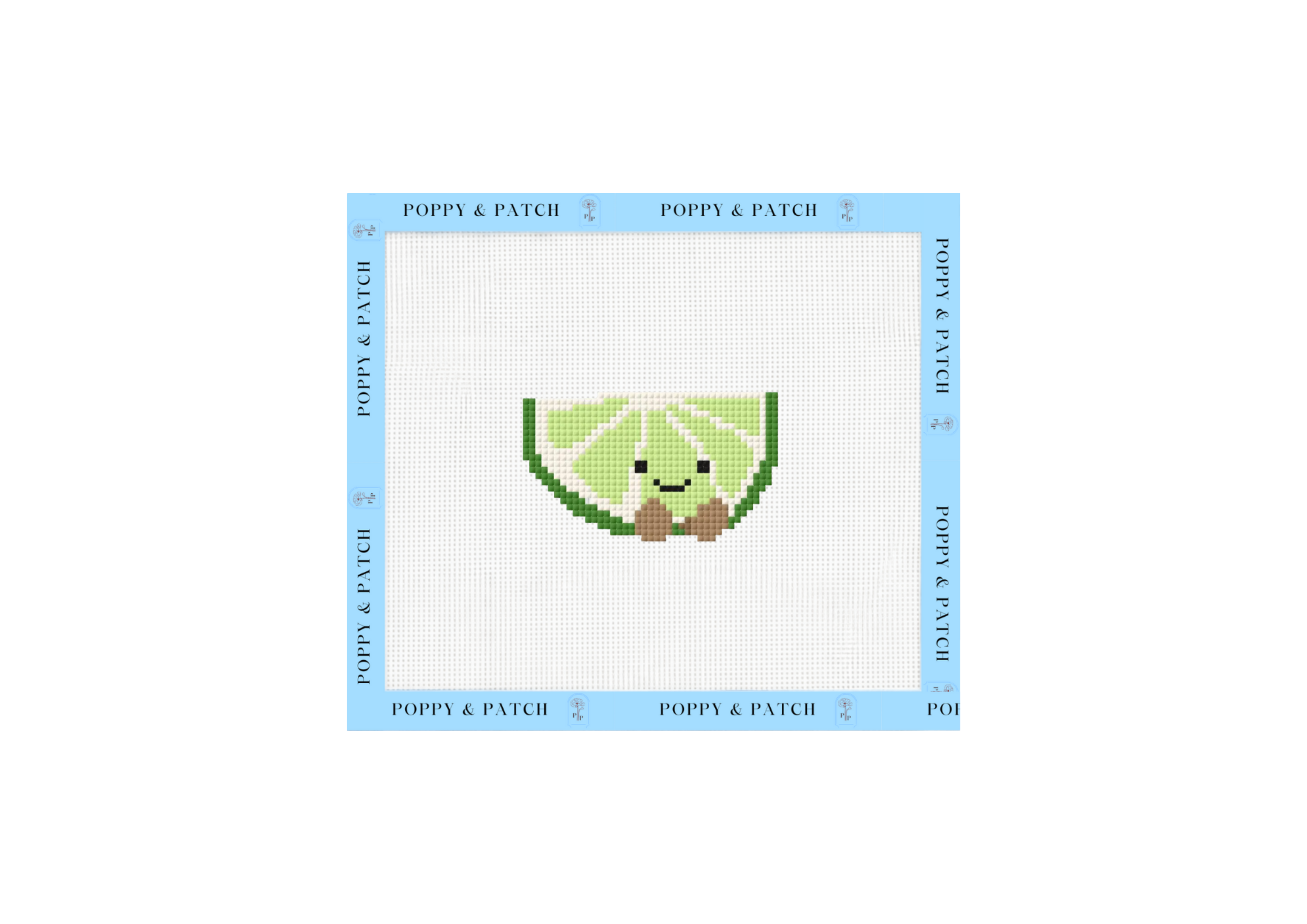 Jellycat Lime Needlepoint Canvas