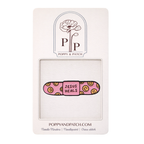 Jesus Heals Bandage Needle Minder – Pink Smiley Magnetic Needle Holder for Needlepoint Cross Stitch and Embroidery