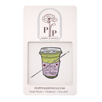 Jesus Loves You So Matcha Needle Minder – Coffee Cup Magnetic Needle Holder for Needlepoint Cross Stitch and Embroidery
