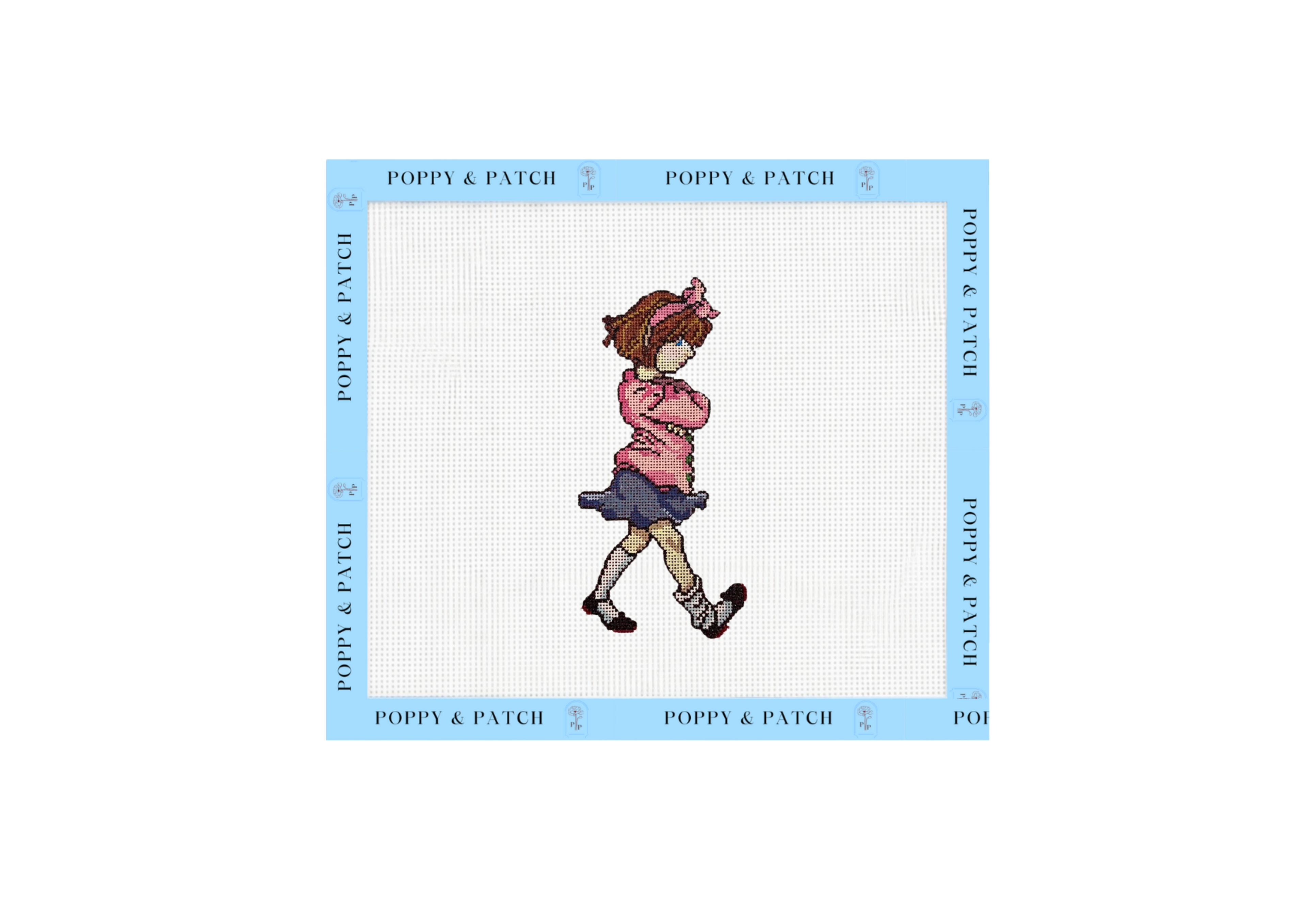 Junie B. Jones Needlepoint Canvas