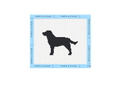 Labrador Retriever Silhouette Needlepoint Canvas