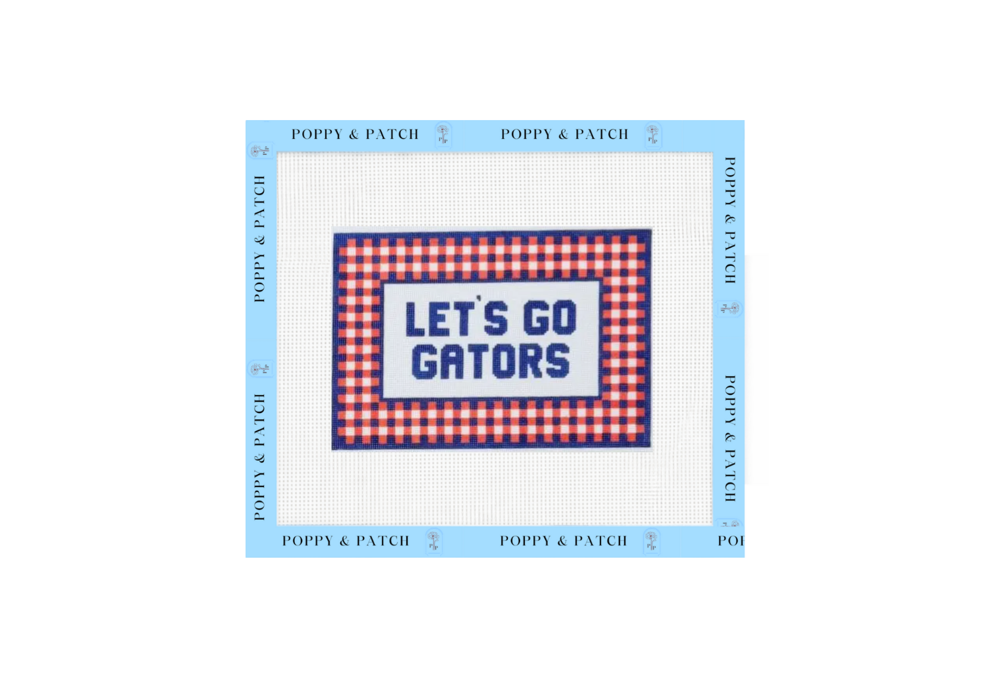 Let’s Go Gators- Florida Needlepoint Canvas