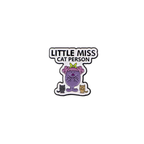 Little Miss Cat Person Needle Minder – Needle Holder –  Needlepoint, Cross Stitch & Embroidery