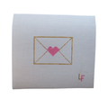 Love Note Needlepoint Canvas –  Envelope Design