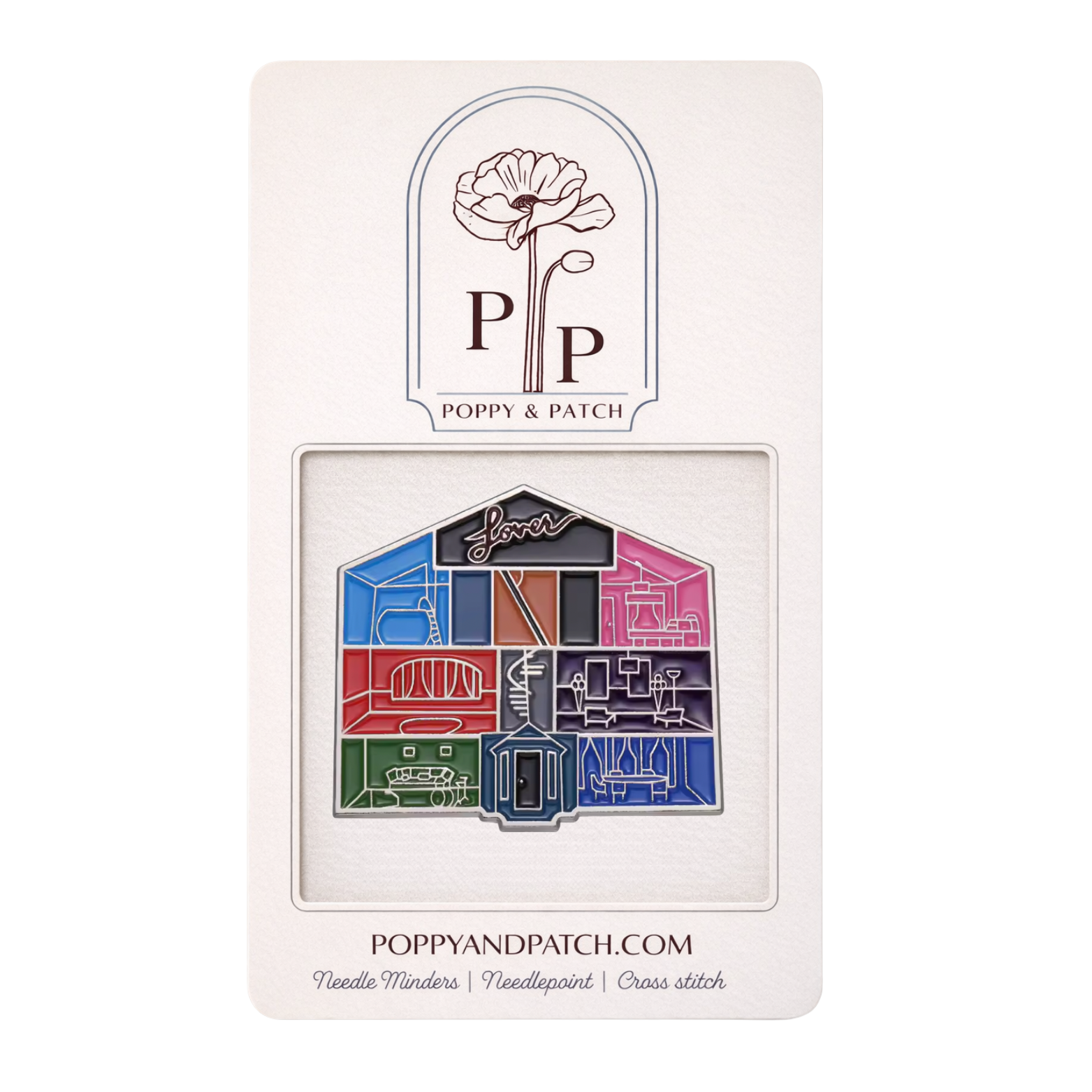 Lover House Needle Minder – Taylor Swift Inspired Magnetic Needle Holder for Needlepoint Cross Stitch & Embroidery