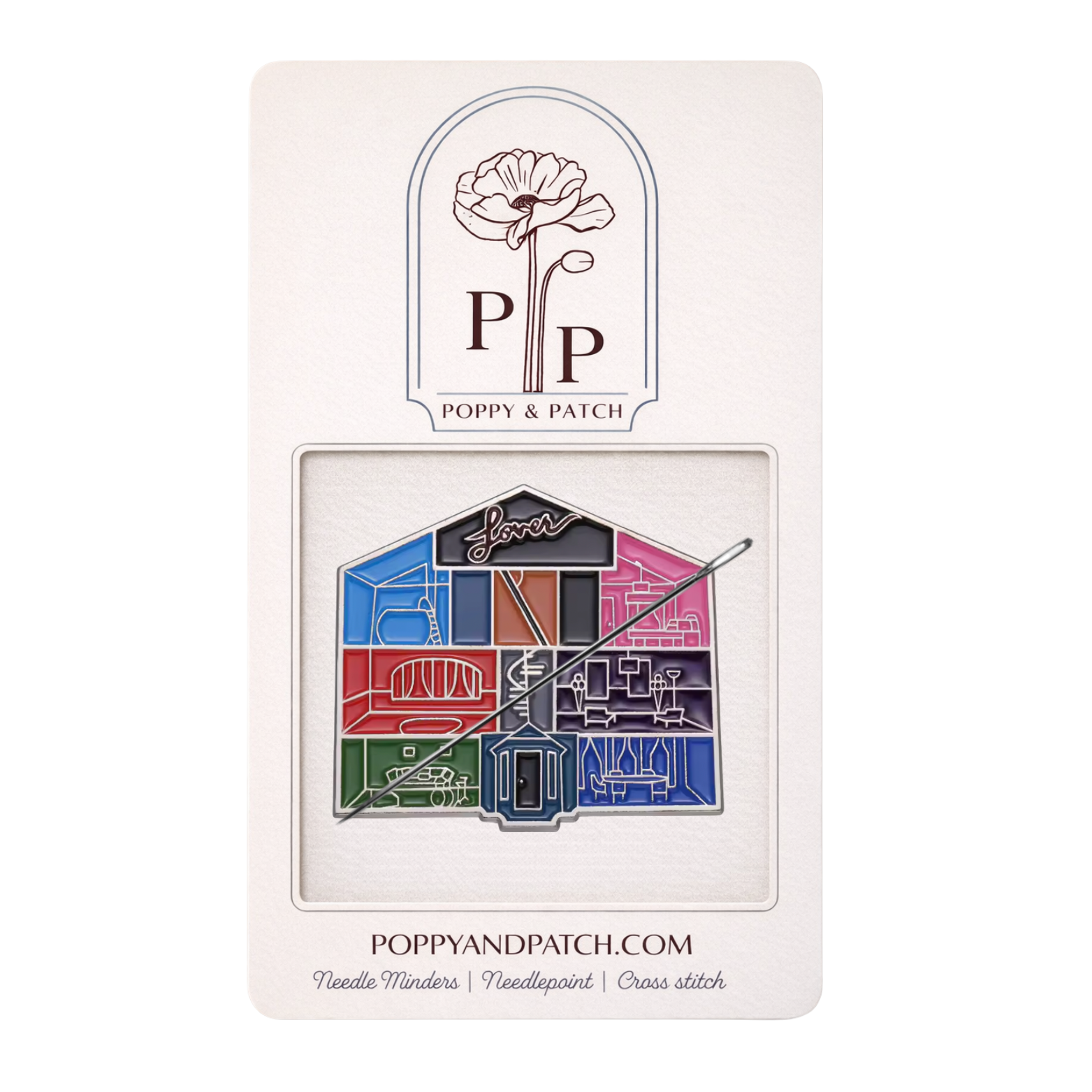 Lover House Needle Minder – Taylor Swift Inspired Magnetic Needle Holder for Needlepoint Cross Stitch & Embroidery